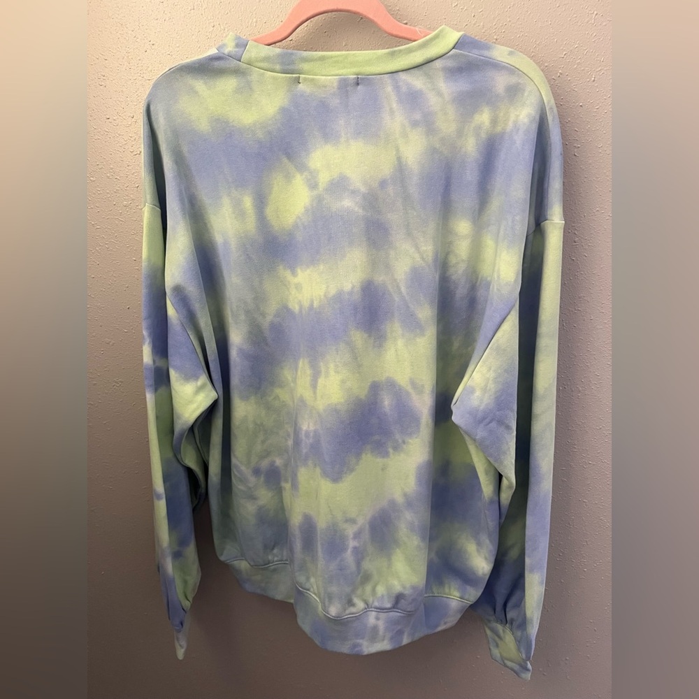 By.Dyln Xander Sweater in Sky Tie Dye New - Picture 4 of 13